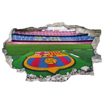 Vinilos 3d estadio de fútbol camp nou